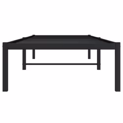 vidaXL Metal Bed Frame Home Bedroom Bed Base Mattress Foundation Bedstead - black, 75 x 190 cm - Additional view 4