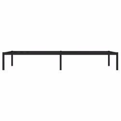 vidaXL Metal Bed Frame Home Bedroom Bed Base Mattress Foundation Bedstead - black, 90 x 190 cm - Additional view 5