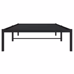 vidaXL Metal Bed Frame Home Bedroom Bed Base Mattress Foundation Bedstead - black, 100 x 200 cm - Additional view 4