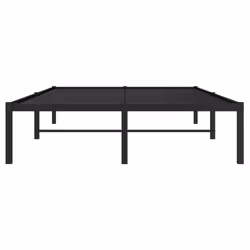 vidaXL Metal Bed Frame Home Bedroom Bed Base Mattress Foundation Bedstead - black, 120 x 190 cm - Additional view 4