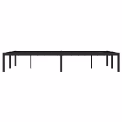 vidaXL Metal Bed Frame Home Bedroom Bed Base Mattress Foundation Bedstead - black, 120 x 190 cm - Additional view 5