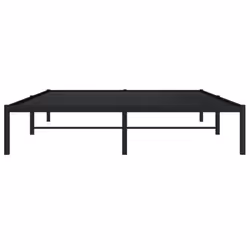 vidaXL Metal Bed Frame Home Bedroom Bed Base Mattress Foundation Bedstead - black, 160 x 200 cm - Additional view 4