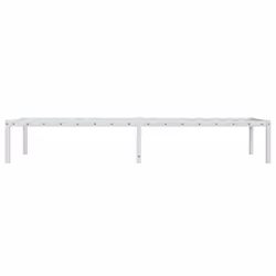 vidaXL Metal Bed Frame Home Bedroom Bed Base Mattress Foundation Bedstead - white, 80 x 200 cm - Additional view 5