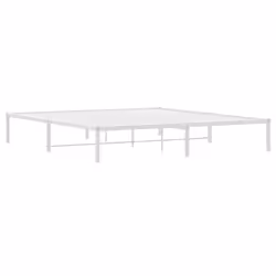 vidaXL Metal Bed Frame Home Bedroom Bed Base Mattress Foundation Bedstead - white, 180 x 200 cm - Additional view 6
