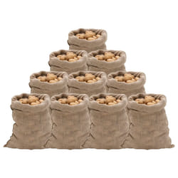 vidaXL Jute Sacks Jute Bag Burlap Bag Hessian Bag 5 pcs 100% Jute 220 gsm - 60 x 105 cm/ 10 pcs