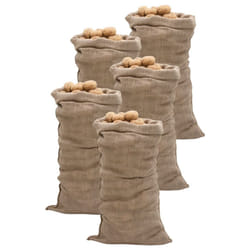 vidaXL Jute Sacks Jute Bag Burlap Bag Hessian Bag 5 pcs 100% Jute 220 gsm - 65 x 135 cm/ 5 pcs