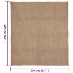 vidaXL Jute Sacks Jute Bag Burlap Bag Hessian Bag 5 pcs 100% Jute 220 gsm - 100 x 110 cm/ 5 pcs