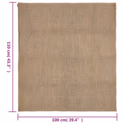 vidaXL Jute Sacks Jute Bag Burlap Bag Hessian Bag 5 pcs 100% Jute 220 gsm - 100 x 110 cm/ 10 pcs - Additional view 6