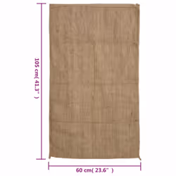 vidaXL Jute Sacks Jute Bag Burlap Bag Hessian Bag 5 pcs 100% Jute 340 gsm - 60 x 105 cm/ 10 pcs
