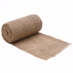 vidaXL Jute Roll Burlap Ribbon Natural Hessian Ribbon Roll 100% Jute 200 gsm - 0.25 x 5 m - Additional view 2