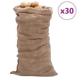 vidaXL Jute Sacks Jute Bag Burlap Bag Hessian Bag 5 pcs 100% Jute 220 gsm - 65 x 135 cm/ 30 pcs