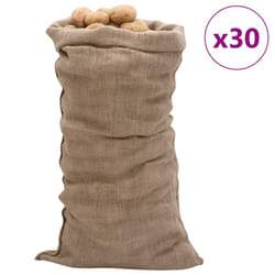vidaXL Jute Sacks Jute Bag Burlap Bag Hessian Bag 5 pcs 100% Jute 220 gsm - 65 x 135 cm/ 30 pcs