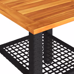 VidaXL 366263 outdoor table Black, Brown - Additional view 8