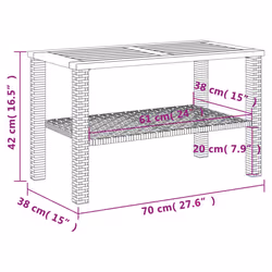 VidaXL 366271 outdoor table - Additional view 8