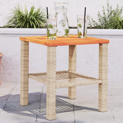 VidaXL 366272 outdoor table Beige, Brown