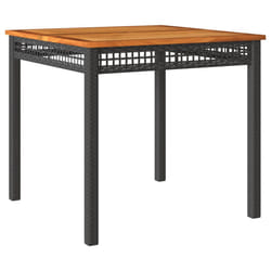 VidaXL 366276 outdoor table Black, Brown