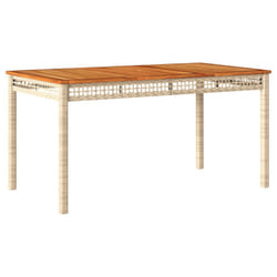 VidaXL 366278 outdoor table Beige, Brown