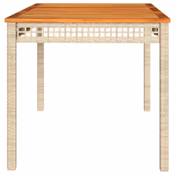 VidaXL 366281 outdoor table Beige, Brown - Additional view 5