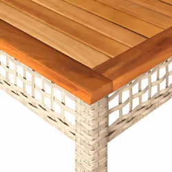 VidaXL 366281 outdoor table Beige, Brown - Additional view 7