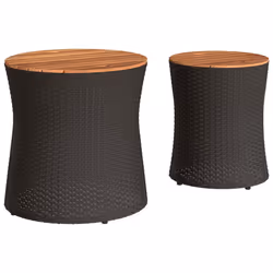 VidaXL 366288 outdoor table Black, Brown - Additional view 6