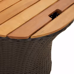 VidaXL 366288 outdoor table Black, Brown - Additional view 8