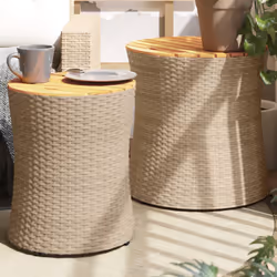 VidaXL 366290 outdoor table Beige, Brown