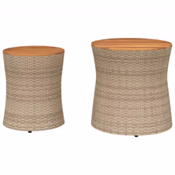 VidaXL 366290 outdoor table Beige, Brown - Additional view 4