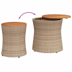 VidaXL 366290 outdoor table Beige, Brown - Additional view 7
