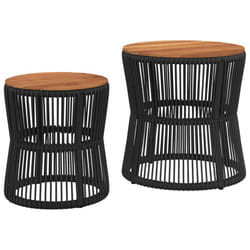 VidaXL 366291 outdoor table Black, Brown