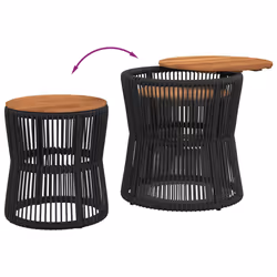 VidaXL 366291 outdoor table Black, Brown - Additional view 7