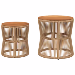 VidaXL 366293 outdoor table Beige, Brown - Additional view 4