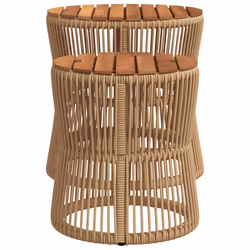 VidaXL 366293 outdoor table Beige, Brown - Additional view 5