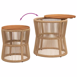 VidaXL 366293 outdoor table Beige, Brown - Additional view 7