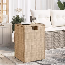 VidaXL 366297 outdoor table Beige