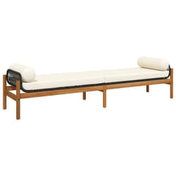 VidaXL 366299 outdoor bench Rattan, Steel, Acacia wood