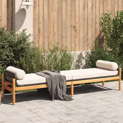 VidaXL 366299 outdoor bench Rattan, Steel, Acacia wood
