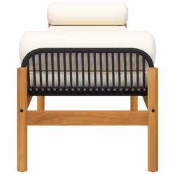 VidaXL 366299 outdoor bench Rattan, Steel, Acacia wood - Additional view 5