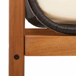 VidaXL 366299 outdoor bench Rattan, Steel, Acacia wood - Additional view 7