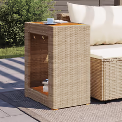 VidaXL 366305 outdoor table Beige, Brown