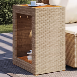 VidaXL 366308 outdoor table Beige, Brown