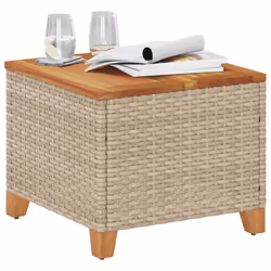 VidaXL 366327 outdoor table Beige, Brown