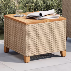 VidaXL 366327 outdoor table Beige, Brown - Additional view 4