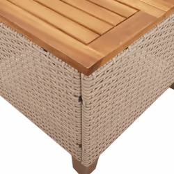 VidaXL 366327 outdoor table Beige, Brown - Additional view 8