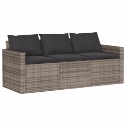VidaXL 366343, 3 seat(s), Dark Grey, 110 kg, 1770 mm, 700 mm, 680 mm