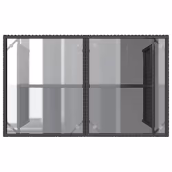 VidaXL 366350 outdoor table Black - Additional view 6