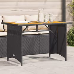 VidaXL 366355 outdoor table Black