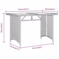 VidaXL 366356 outdoor table - Additional view 8