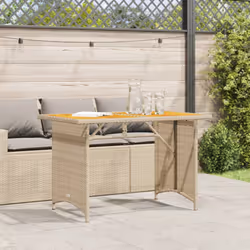 VidaXL 366357 outdoor table Beige