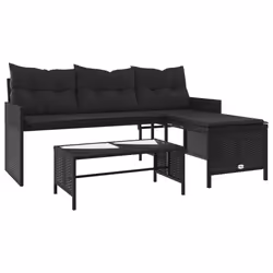VidaXL 365572, Black, 1700 mm, 1200 mm, 725 mm