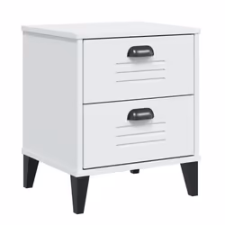 VidaXL 374908, White, Plastic, Wood, VIKEN, 400 mm, 350 mm, 480 mm